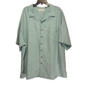 Caribbean Men's short sleeve button-down shirt Size 3X